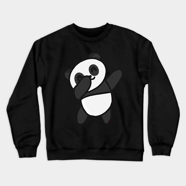 Dabbing Panda Crewneck Sweatshirt by TheUnknown93